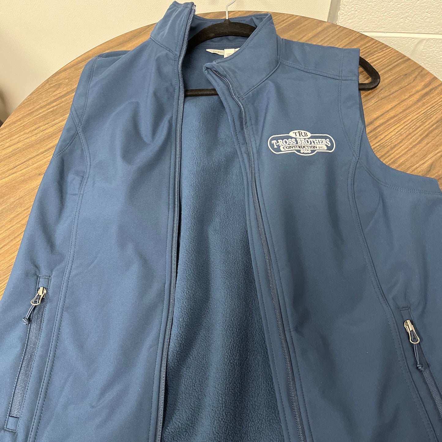 TRB Women’s Soft Shell Fleece-Lined Vest - Blue