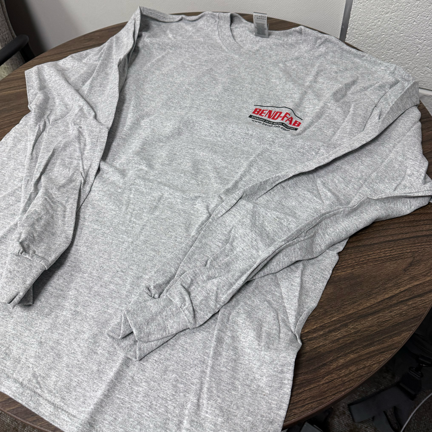 Bend-Fab Classic Gray long sleeve shirt