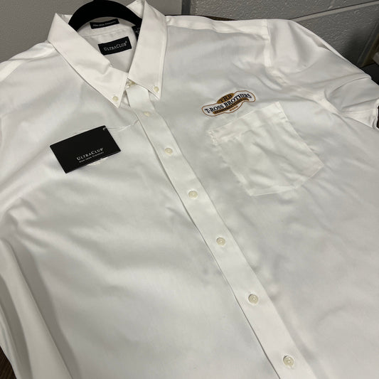 TRB Ultra Club Non-Iron Button Down Shirt - White