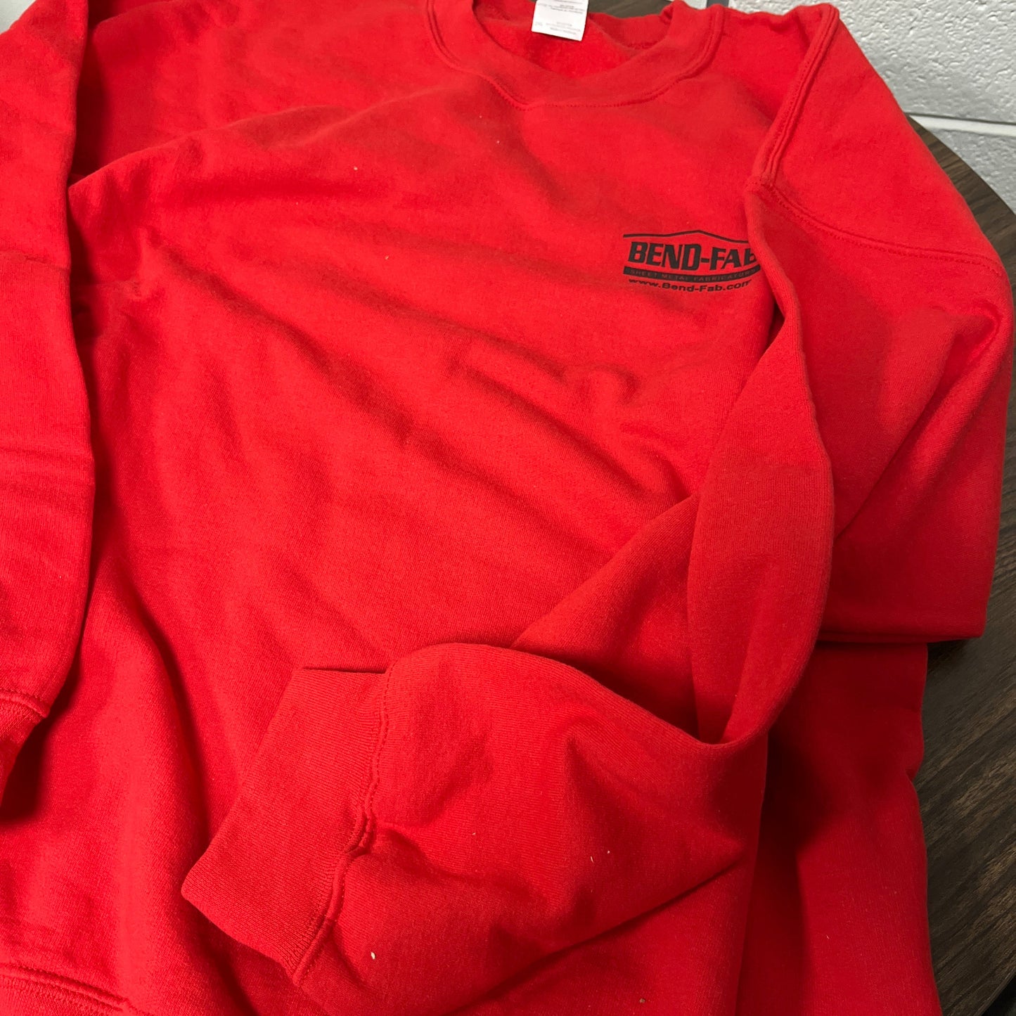 Bend-Fab Sweatshirt - Red