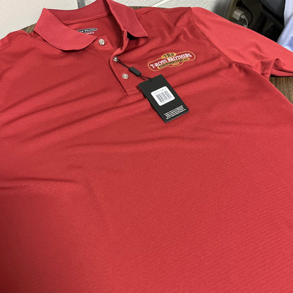 T-Ross Brothers Construction Performance Polo – Red