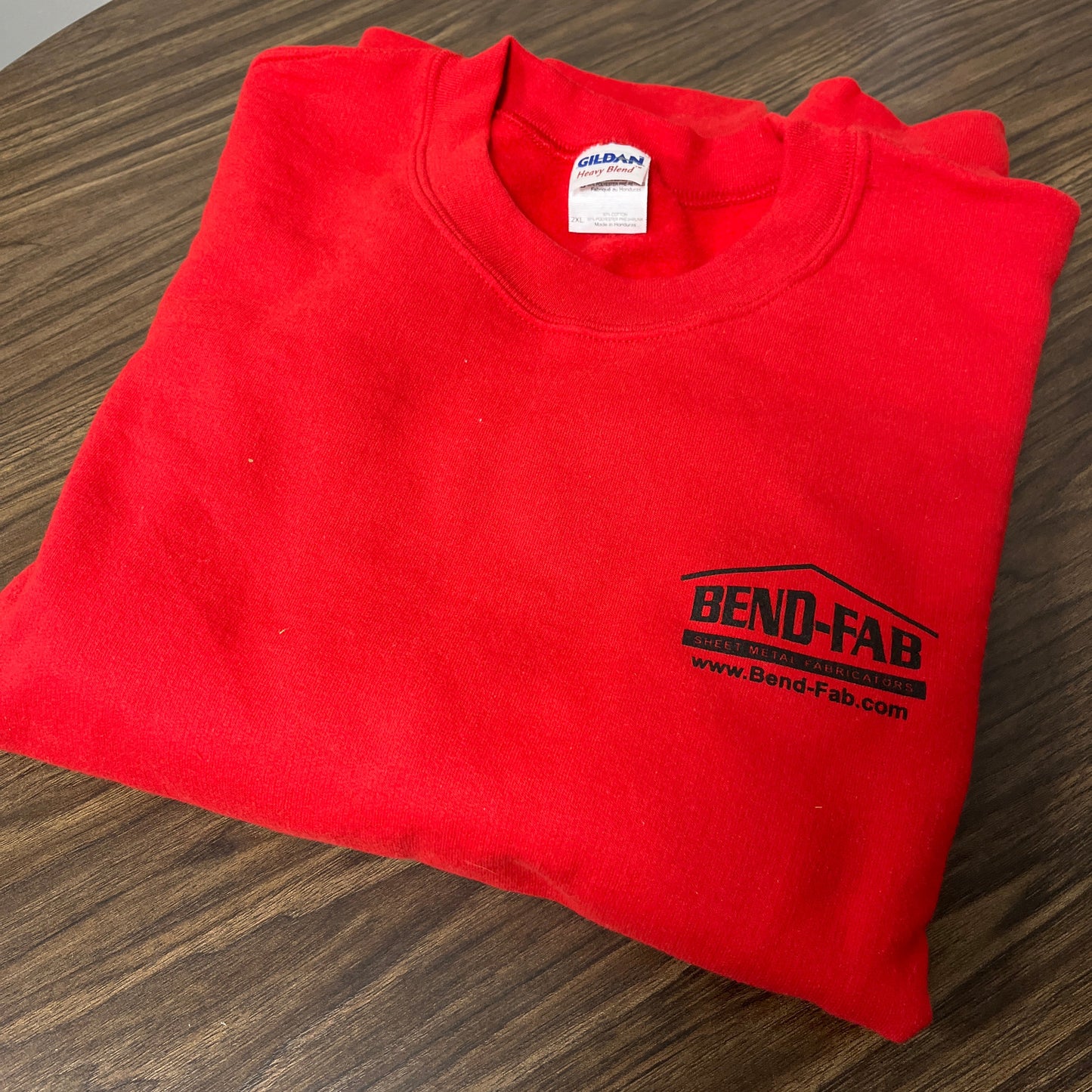 Bend-Fab Sweatshirt - Red