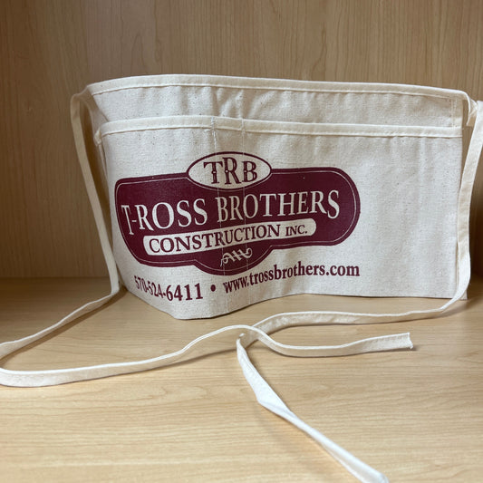 T-Ross Brothers Construction Canvas Nail Bag