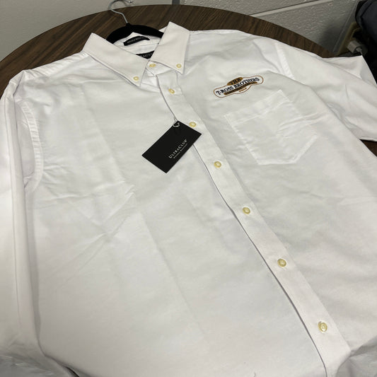 TRB Ultra Club Wrinkle Resistant Button Down Shirt - White