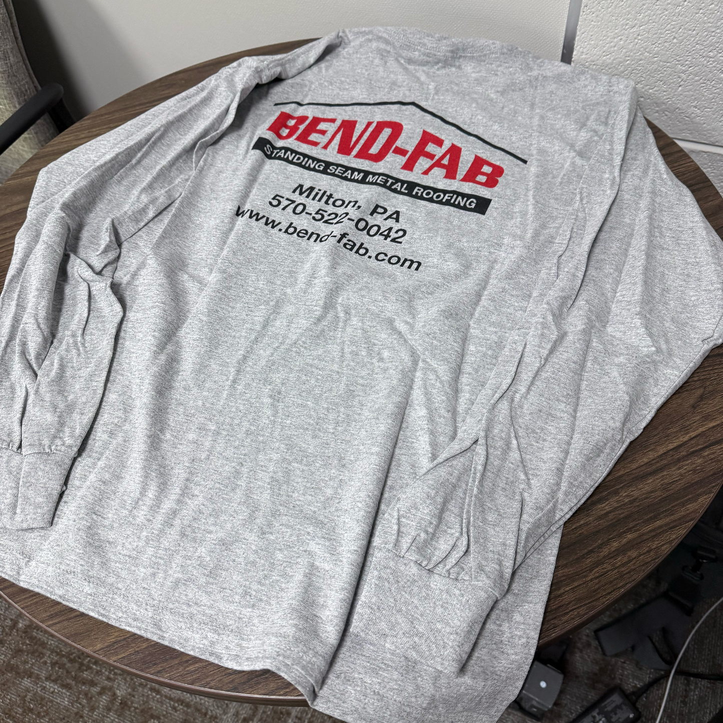 Bend-Fab Classic Gray long sleeve shirt