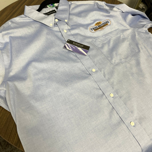 TRB Ultra Club Non-Iron Button Down Shirt - Light Blue