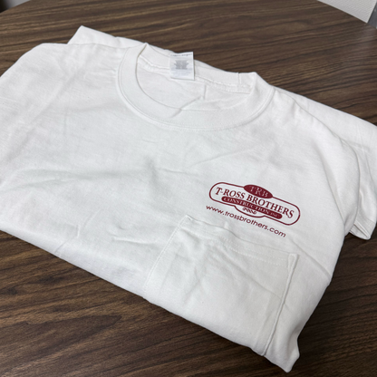 T-Ross Brothers Construction Classic White Long Sleeve Shirt