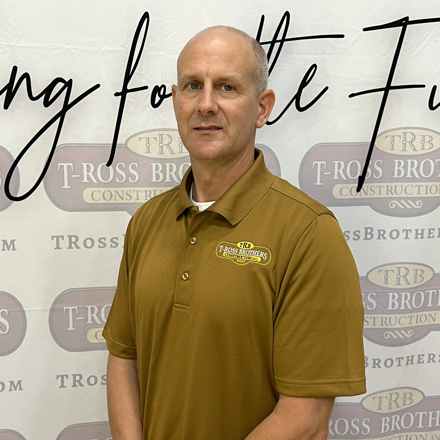 T-Ross Brothers Construction Performance Polo – Brown