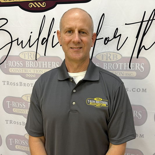 T-Ross Brothers Construction Performance Polo – Dark Gray