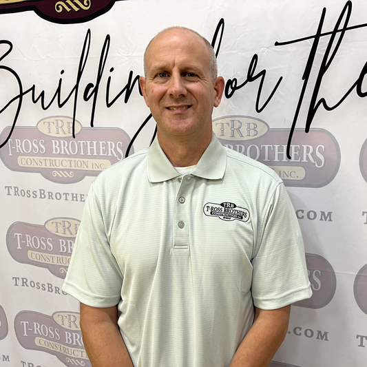 T-Ross Brothers Construction Performance Polo – Light Gray