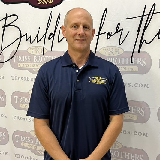 T-Ross Brothers Construction Performance Polo – Navy Blue