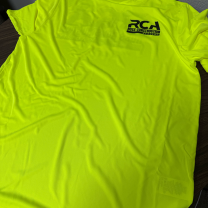 Ross Construction Academy Classic Safety Green (Yellow) Tee