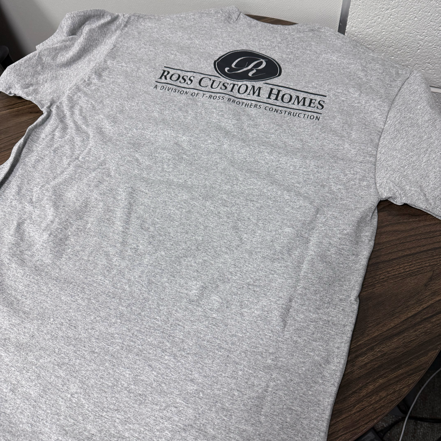 Ross Custom Homes Classic Gray Tee
