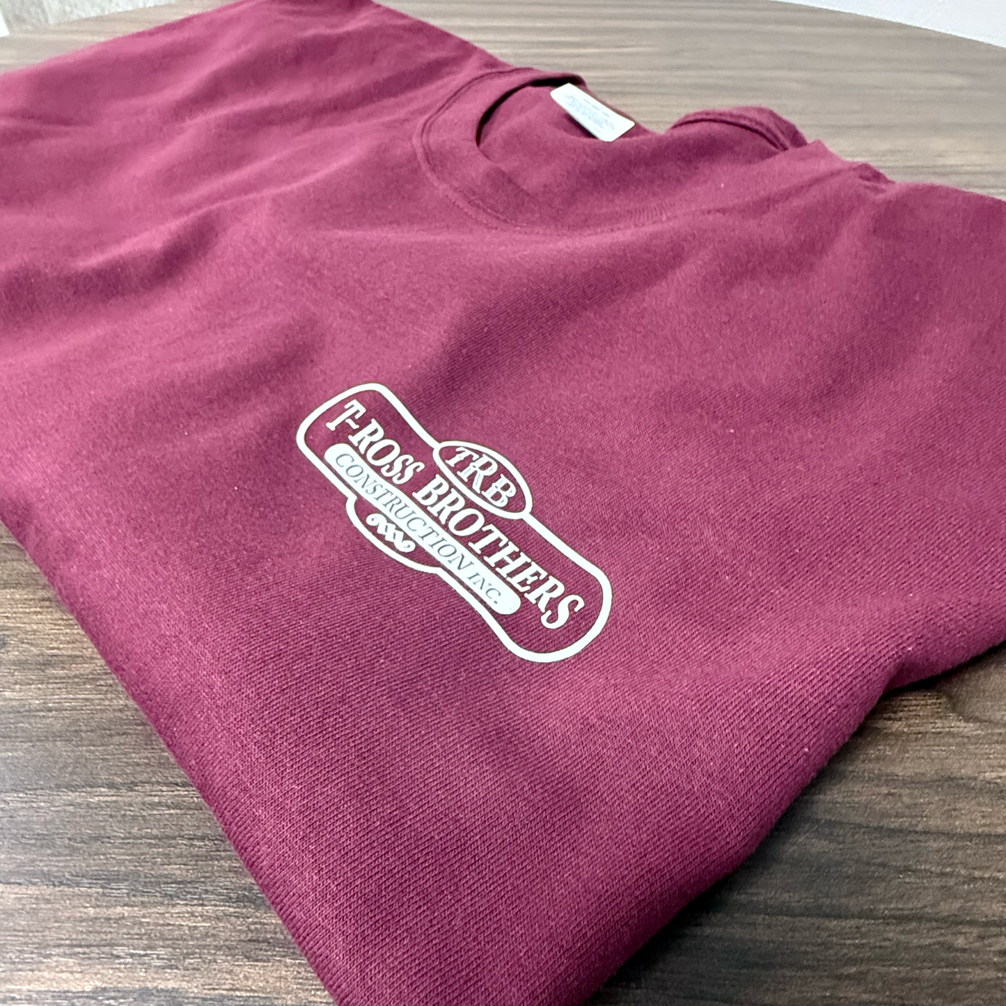 T-Ross Brothers Construction Classic Red Tee