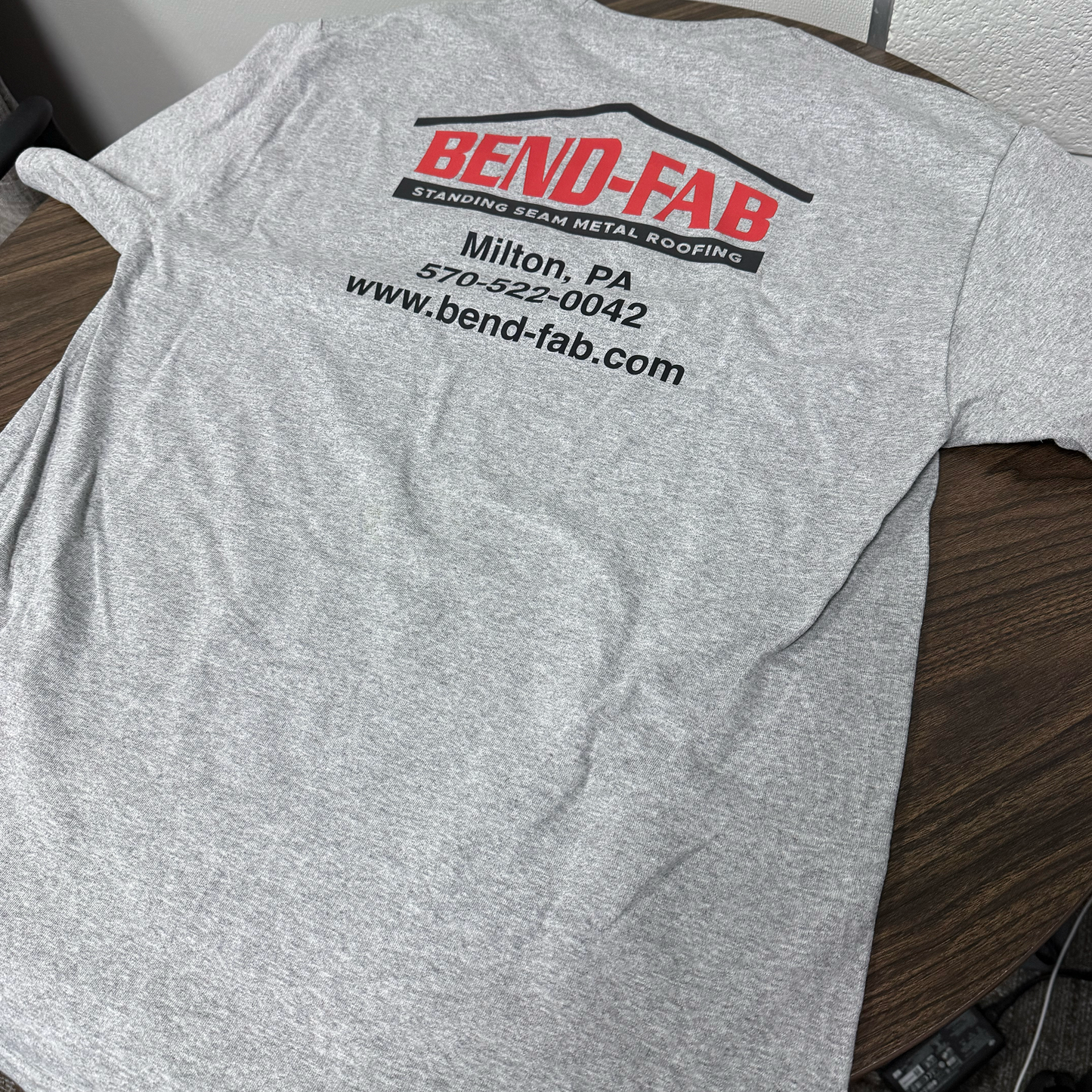Bend-Fab Classic Gray Tee